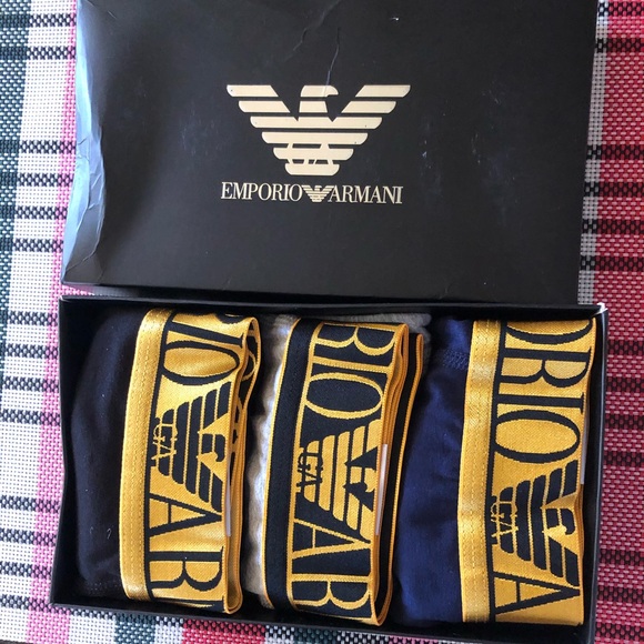 Emporio Armani Other - Emporio Armani set 3 boxer briefs